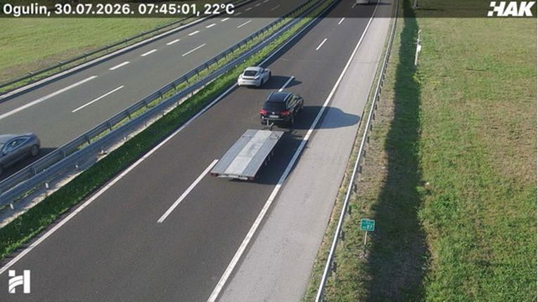 Prometna na A1. Vozi se uz ograničenje