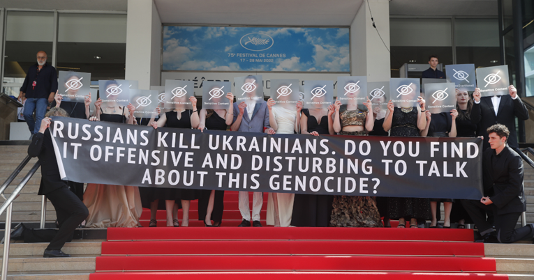 Veliki prosvjed hrvatske i ukrajinske filmske ekipe u Cannesu, poslali važnu poruku