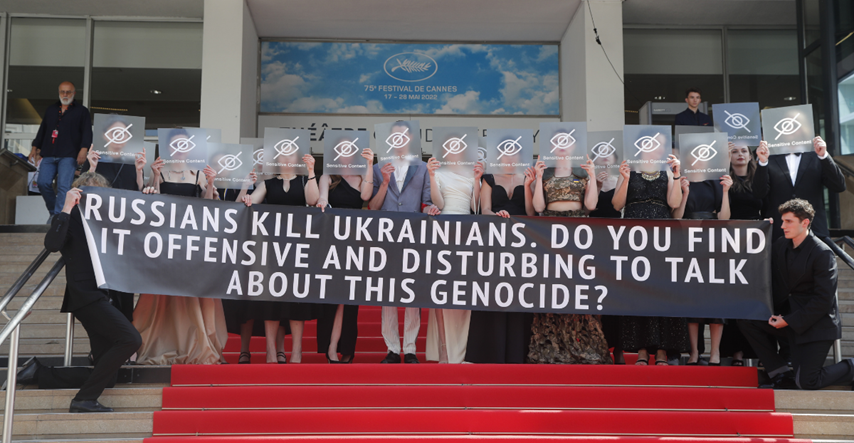 Veliki prosvjed hrvatske i ukrajinske filmske ekipe u Cannesu, poslali važnu poruku