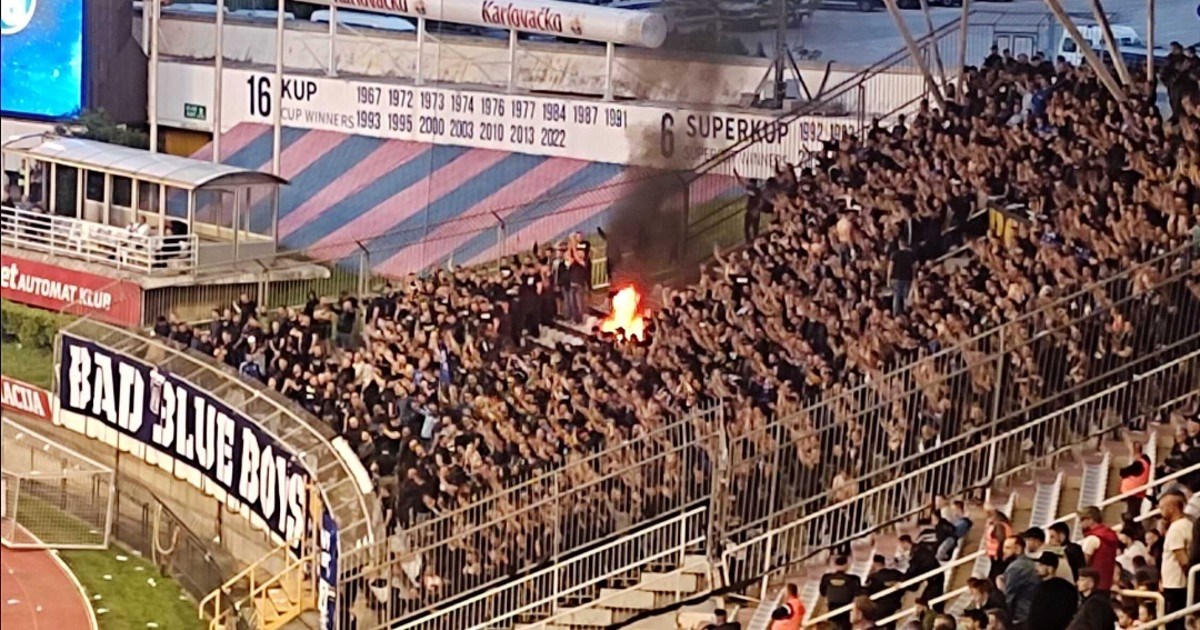 Boysi zapalili stolice na Poljudu