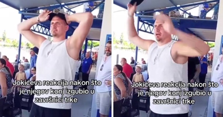 Jokićev konj izgubio u dramatičnoj utrci. Pogledajte reakciju srpske zvijezde