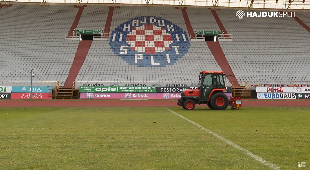 VIDEO Počeli radovi na Poljudu. Stigao je i šef HNS-a