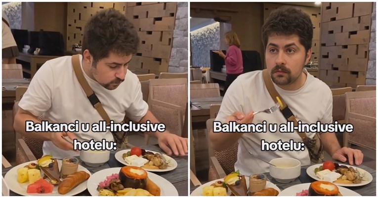 Našalio se kako se Balkanci ponašaju u all-inclusive hotelima, prizor nasmijao sve