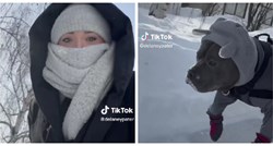 VIDEO Kako izgleda šetnja sa psom na -35°C? Ovom pitbulu hladnoća nimalo ne smeta