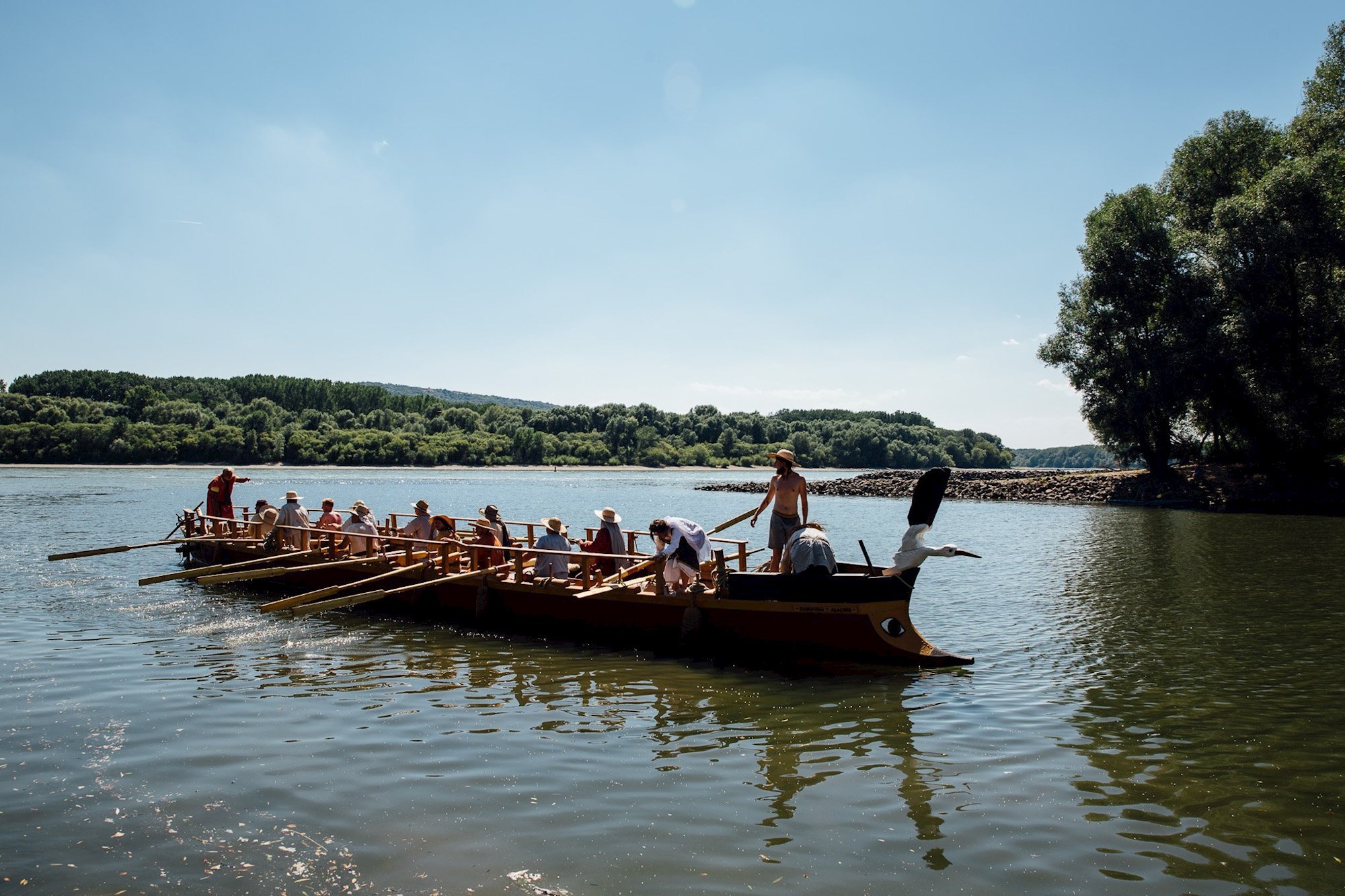 Dunavom krstari replika broda iz doba Rimskog Carstva