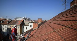 Alpinisti volonteri bez straha su se penjali na urušene zagrebačke krovove i pomagali