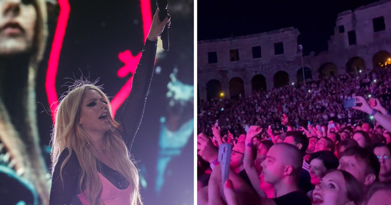 VIDEO Avril Lavigne nastupila u Puli, nastalo ludilo kad je zapjevala svoj veliki hit