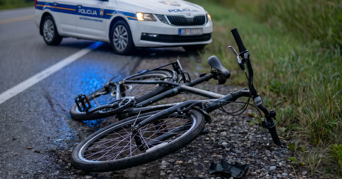 Pijani vozač (75) naletio na biciklista i pobjegao. 66-godišnjak teško ozlijeđen