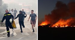 Nova galerija požara: Ljudi u panici na ulicama, vatra se proširila na brdo