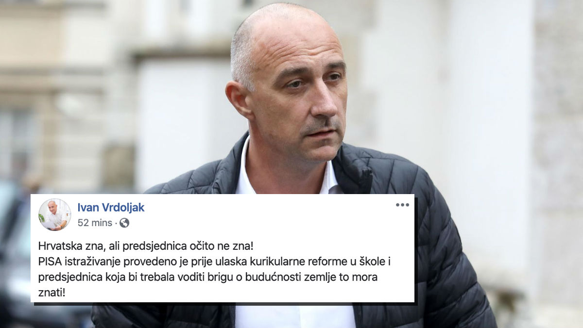 Vrdoljak: Kolindi bi bilo bolje da kolače donese u jednu od hrvatskih škola