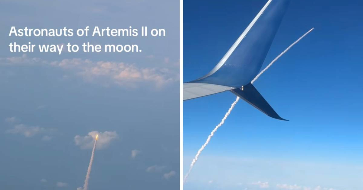 VIDEO Iz aviona snimila Artemis II na putu prema Mjesecu, prizor je fascinantan