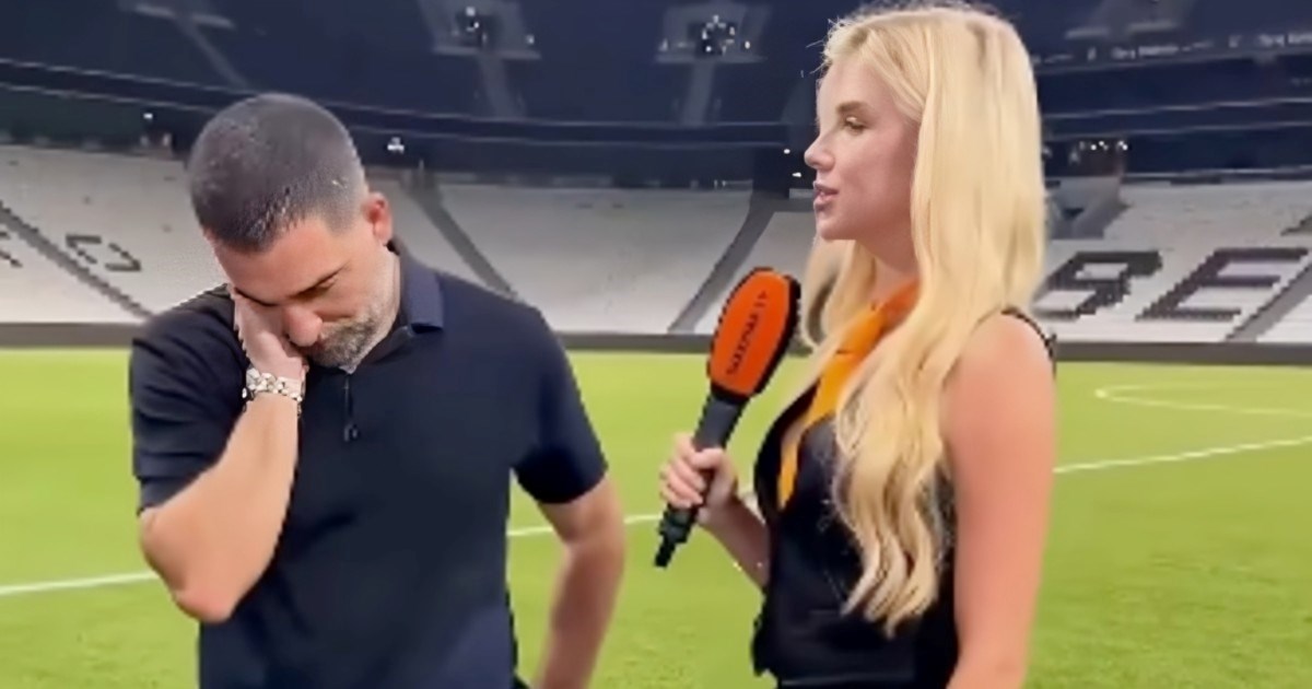 Trener Šahtara ne smije pogledati lijepu novinarku? Fanovi tvrde da se boji supruge