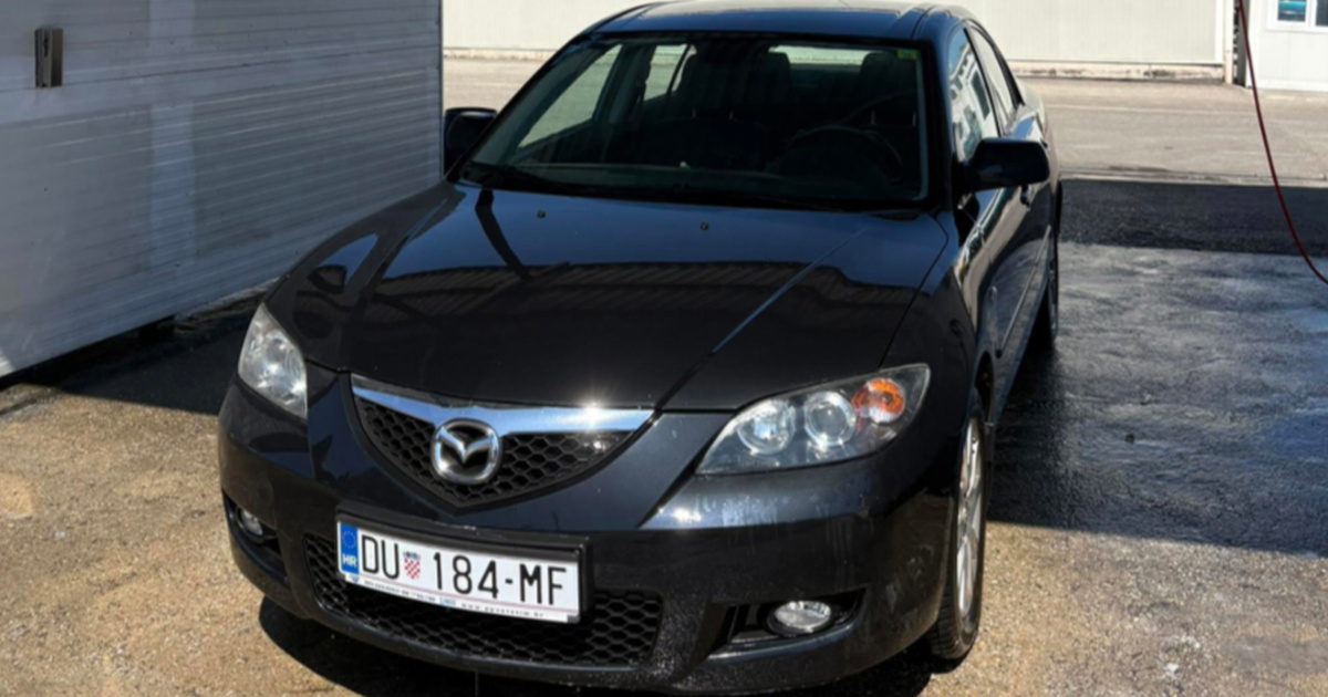 Prodaje se očuvana Mazda 3 za 3000 eura, deset godina održavana u ovlaštenom servisu