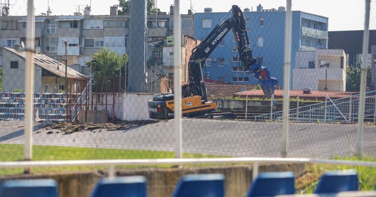FOTO Počela rekonstrukcija stadiona u Kranjčevićevoj, Lokomotiva seli na Maksimir