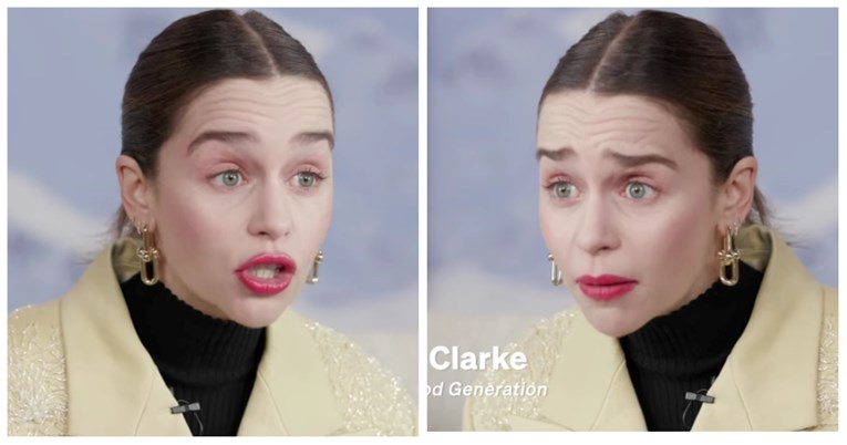 "Najjače obrve u Hollywoodu": Clarke postala hit zbog izraza lica tijekom intervjua
