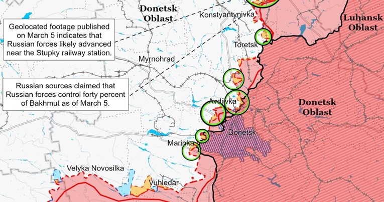 Institut za rat: Ruska kampanja u Donjecku mogla bi trajati godinu dana, evo zašto