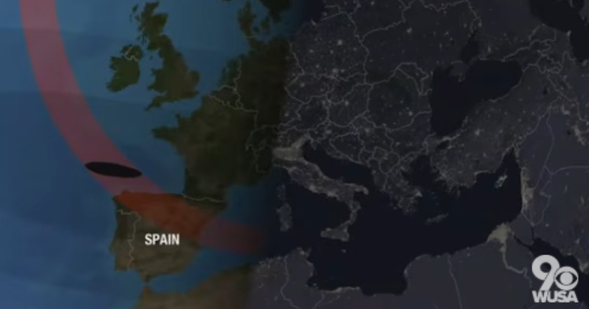 NASA tijekom prijenosa pomrčine prikazala Krim kao dio Rusije