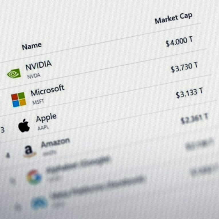 Prvi put u povijesti jedna je tvrtka vrjednija od četiri bilijuna dolara