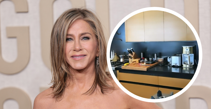 Dizajneri kažu da je Aniston ispred trendova s izborom zidne obloge u kuhinji