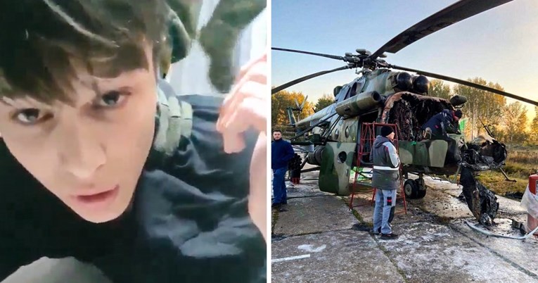 VIDEO Tinejdžeri zapalili helikopter u Rusiji: "Netko nam je ponudio 20.000 dolara"