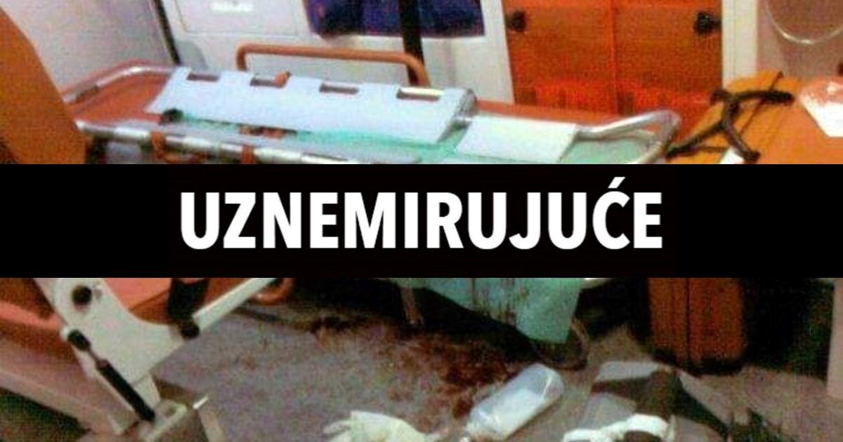 UZNEMIRUJUĆE Djelatnici objavili fotografije iz kola Hitne pomoći, apeliraju na vlast