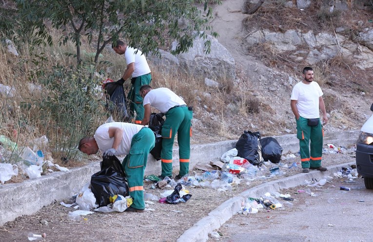 FOTO Split jutro nakon Ultre - prometni kolaps i smeće posvuda