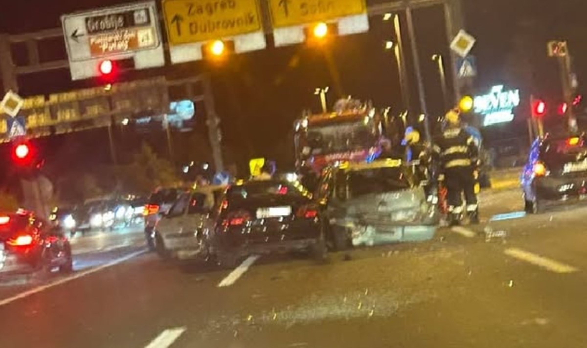 Sudarilo se šest vozila u Kaštel Sućurcu