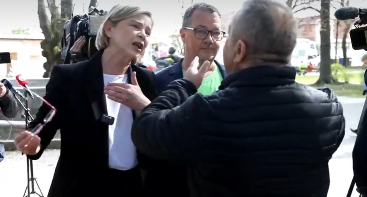 Muškarac koji je verbalno napao Benčić i s Milanovićem se svađao oko imena Banije