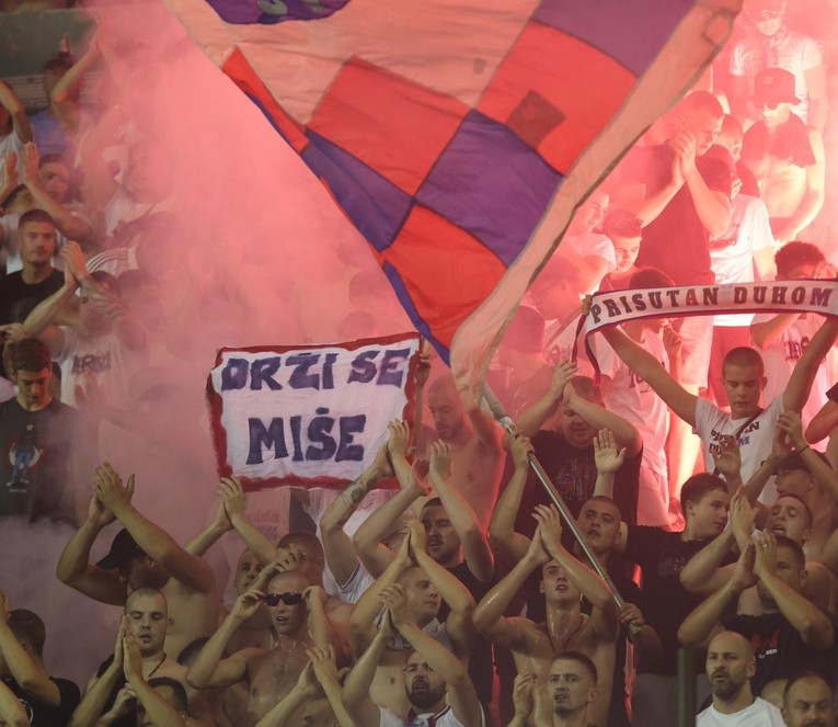 Hajduk kažnjen s 10.000 eura zbog pirotehnike i rasizma