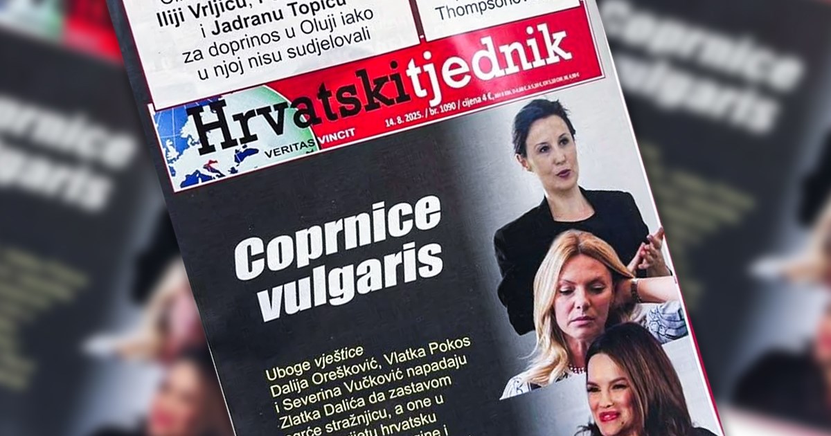 Udruga osudila naslovnicu Hrvatskog tjednika: "Što se promijenilo od 1992.? Ništa"