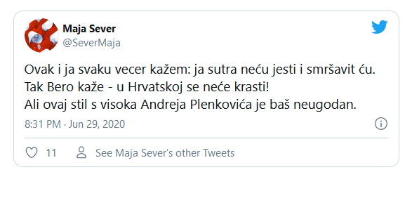 Reakcije s društvenih mreža: "Bero je smotan, ali dobro bode. Plenki napuhan"