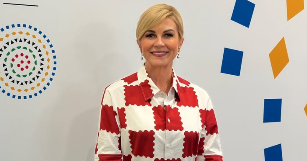 Kolinda Grabar-Kitarović u Švicarskoj nosila košulju s jasnom navijačkom porukom