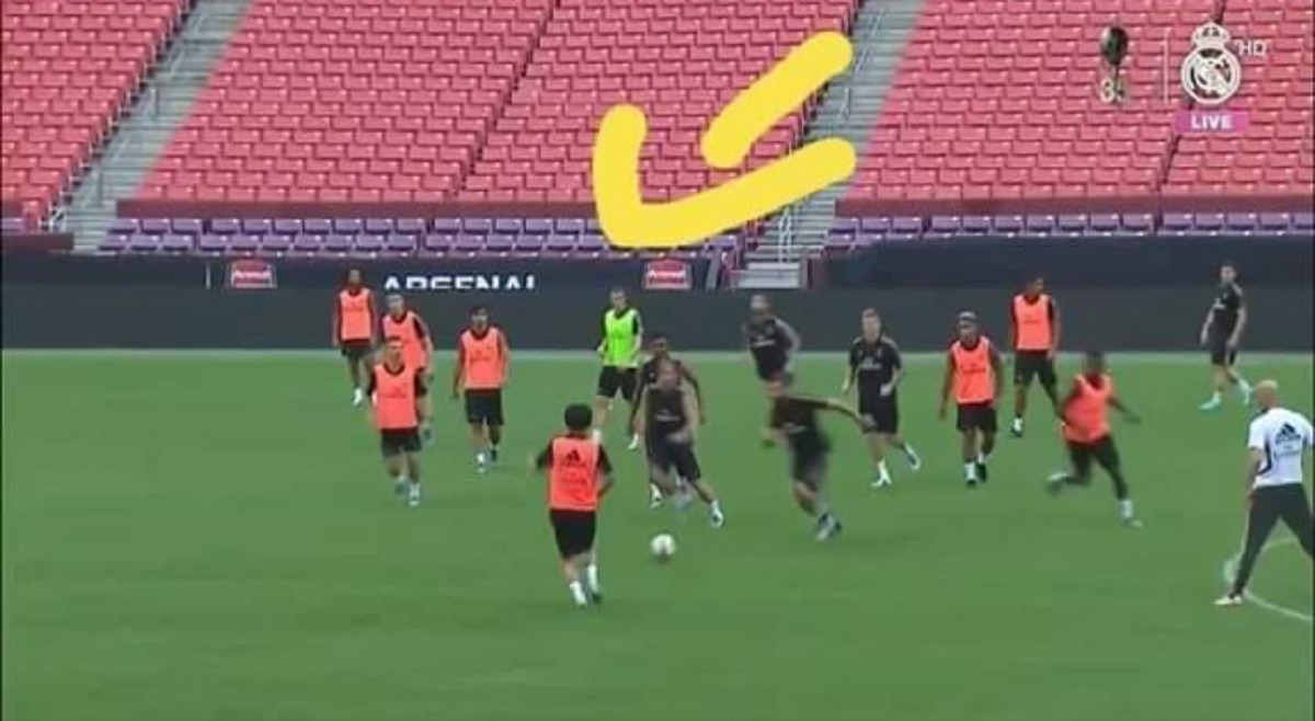 FOTO Bale je trening Reala odradio u posebnoj ulozi