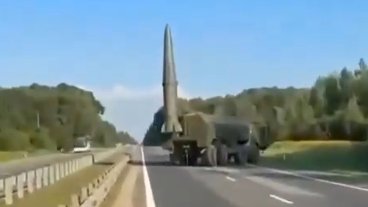 Locirano mjesto na kojem su snimljeni ruski Iskanderi. U dometu im je 6 NATO članica