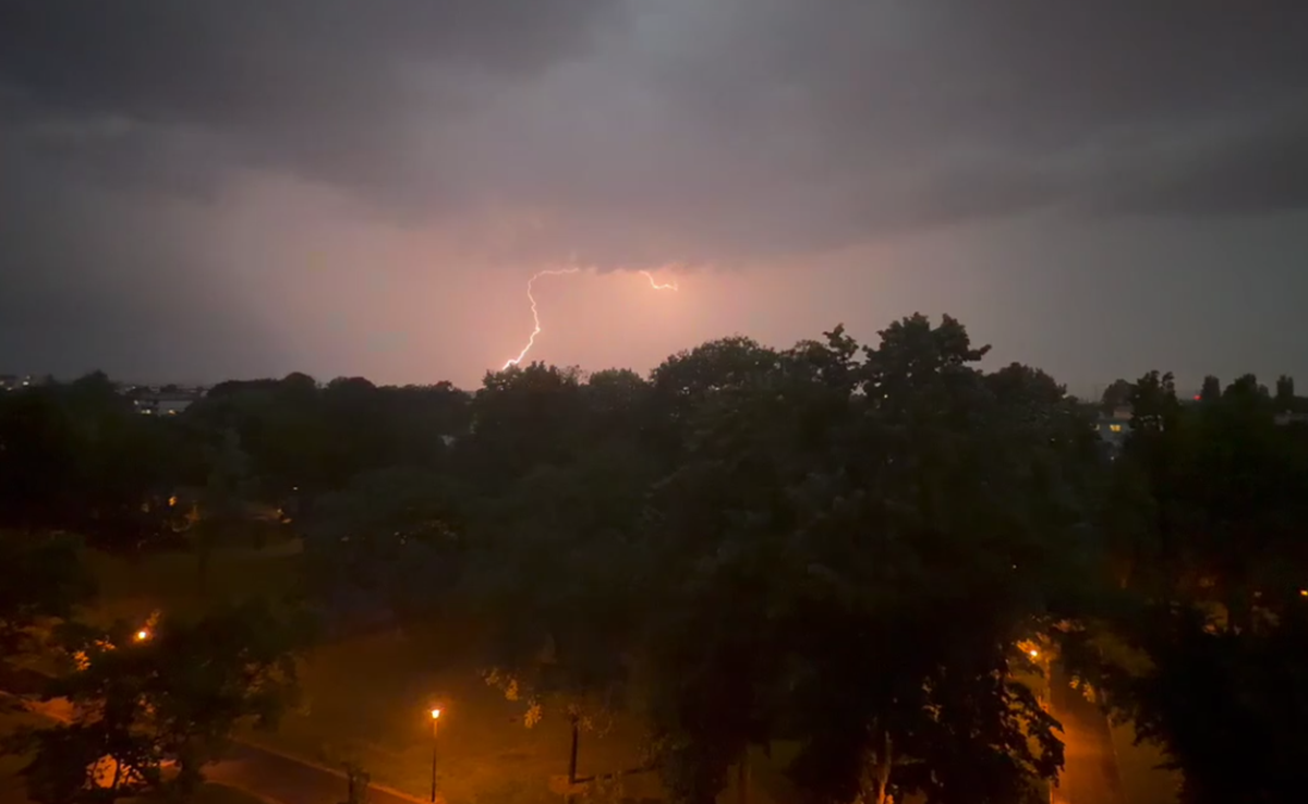 VIDEO Slabije nevrijeme stiglo u Zagreb