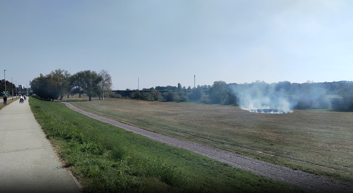 VIDEO Nešto gori kraj nasipa u Zagrebu