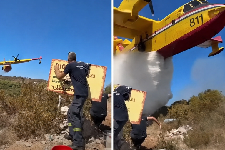 VIDEO Pogledajte nevjerojatnu snimku kanadera na Paklenim otocima