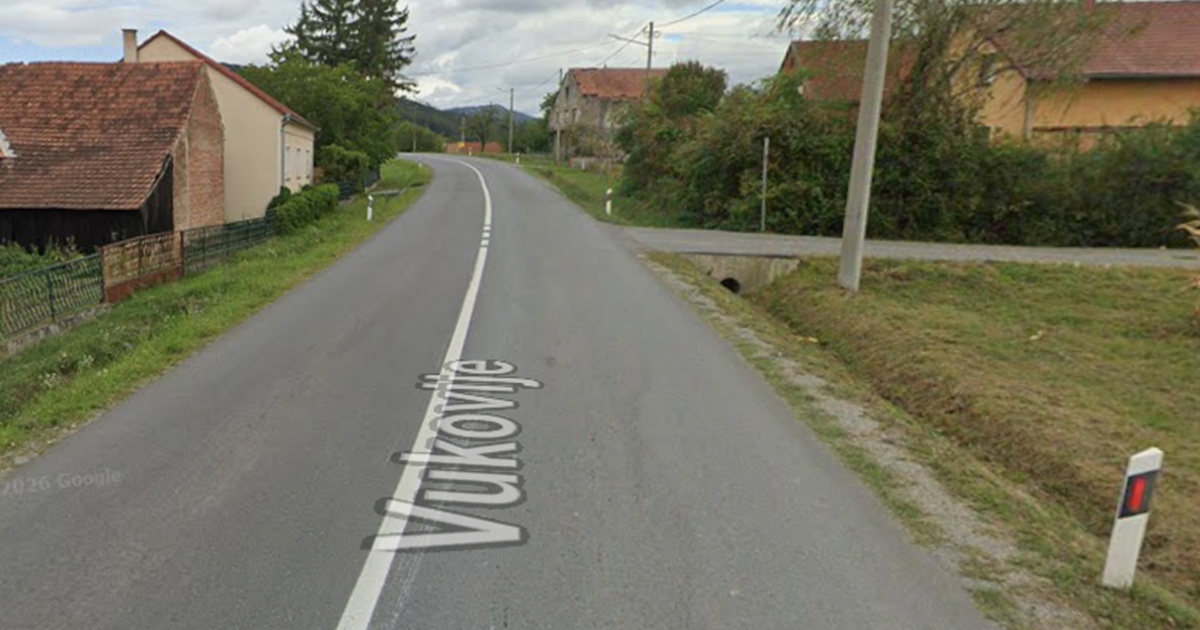 Vozač kod Daruvara sletio u jarak pa udario u betonski most. Poginuo je
