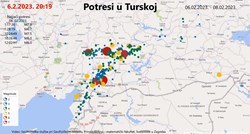 VIDEO Seizmološka služba objavila tijek potresa u Turskoj, pogledajte snimku