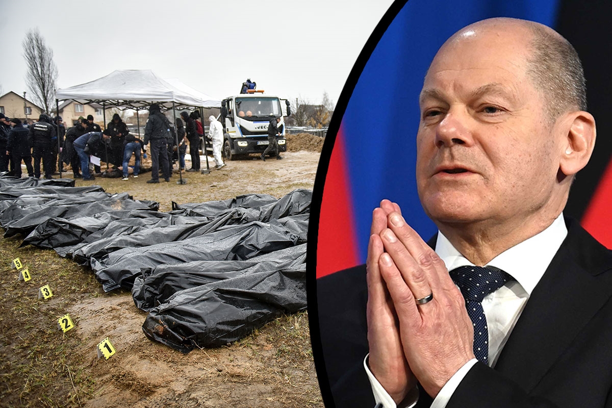 Scholz: Ubojstva ukrajinskih civila u Buči su ratni zločini