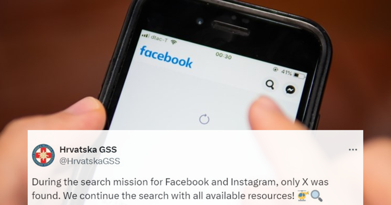 HGSS nasmijao objavom nakon pada Facebooka i Instagrama: "Nastavljamo potragu..."