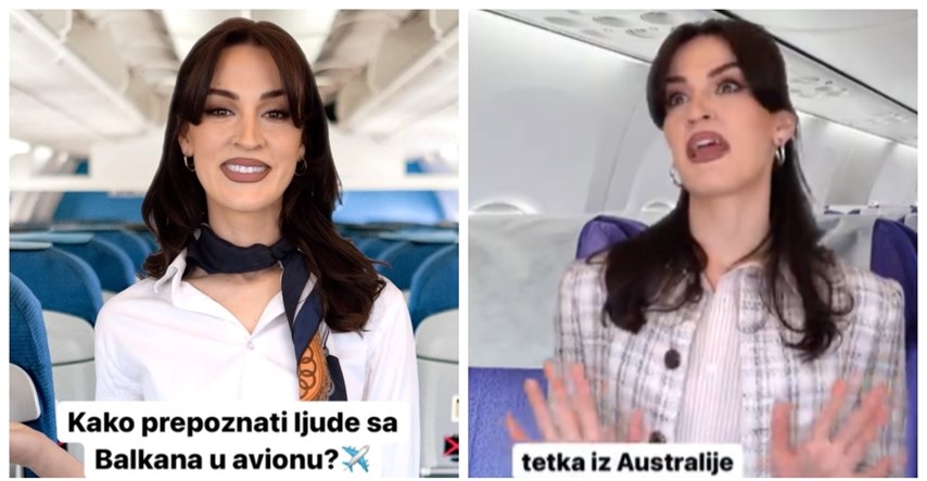 Viralni hit: Stjuardesa pokazala kako prepoznaje Balkance u avionu