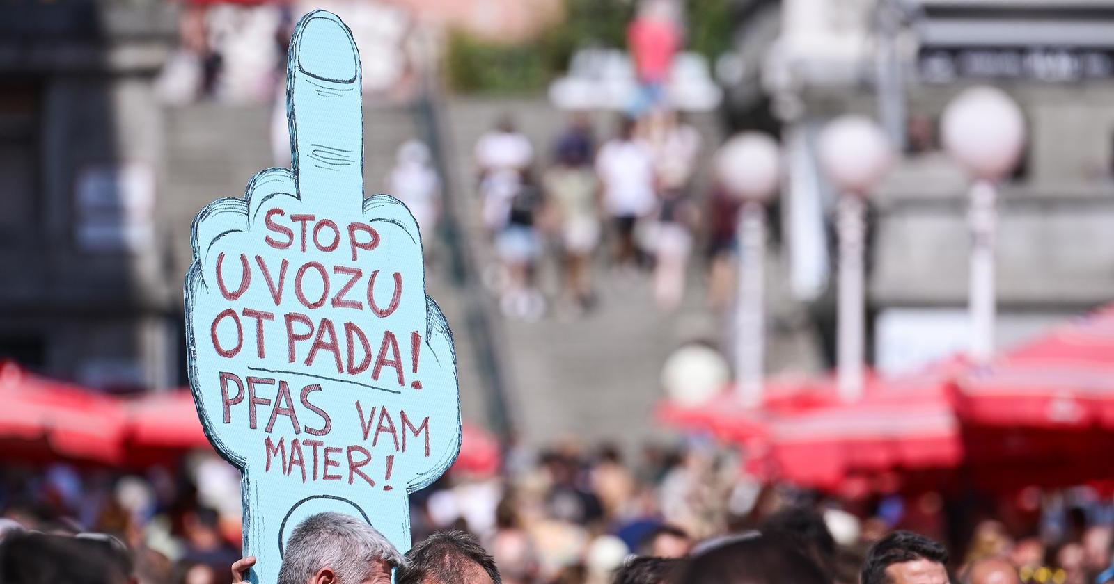 Građanska inicijativa nije mogla održati govor na prosvjedu. Objavili su ga
