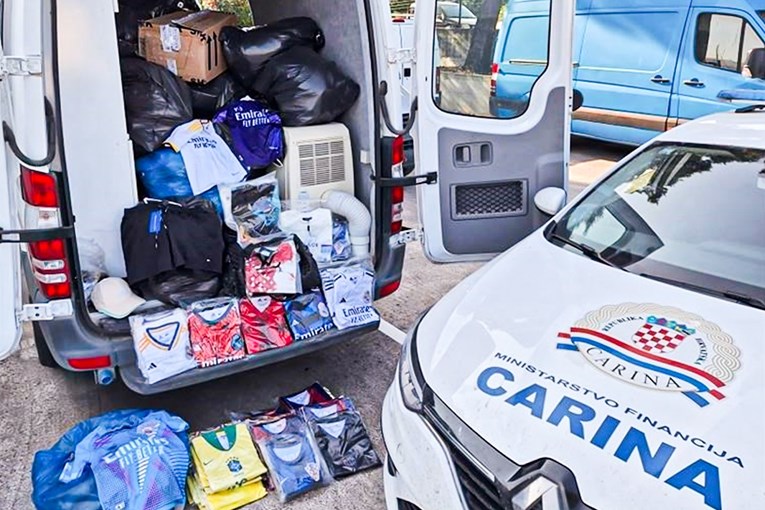 U Splitu zapljenili lažne dresove, pogledajte