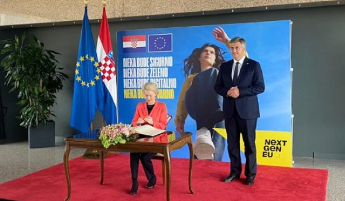 Komisija odobrila vladin plan oporavka, Von der Leyen ga uručila Plenkoviću