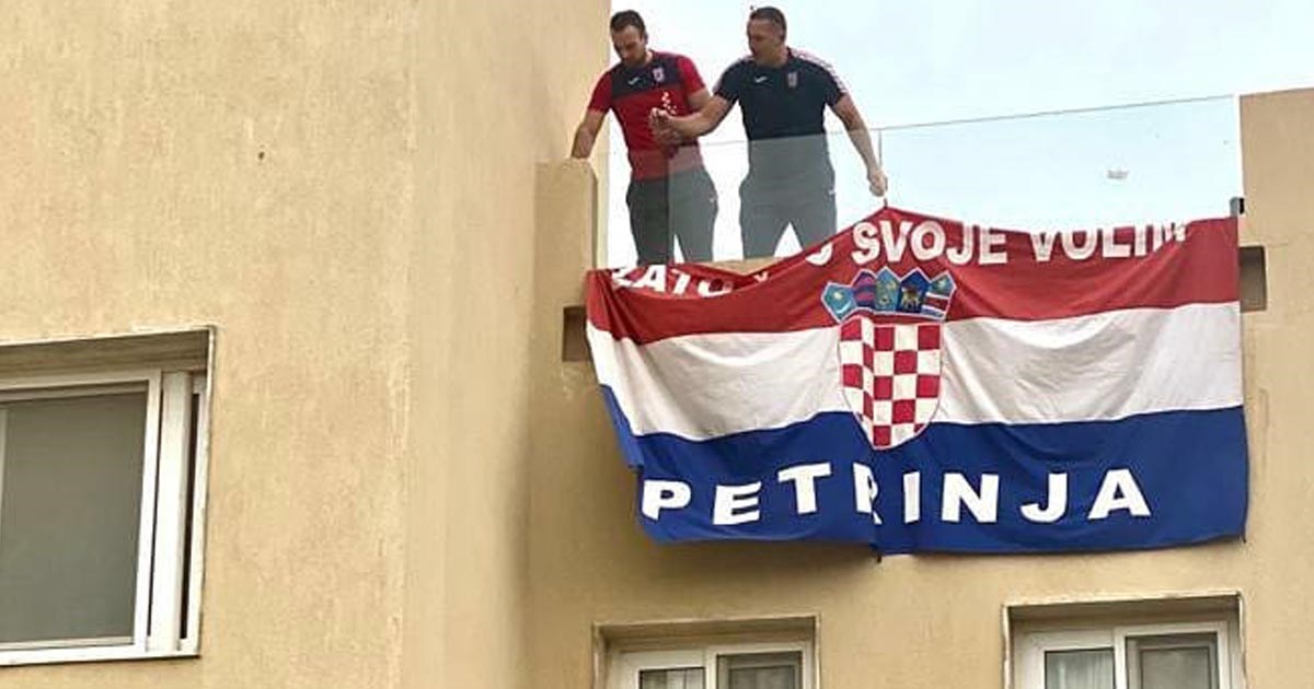 On je dobri duh reprezentacije. "Zastava za Petrinju ide s nama na svaku utakmicu"