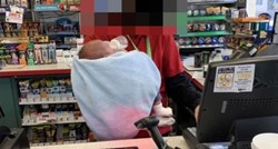 Fotografija žene koja radi na blagajni s novorođenom bebom užasnula je internet