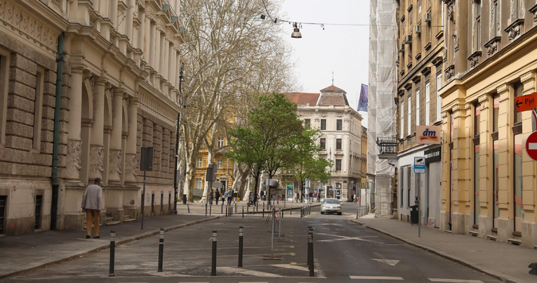 Zagreb je danas izgledao kao pustinja. Pogledajte fotke