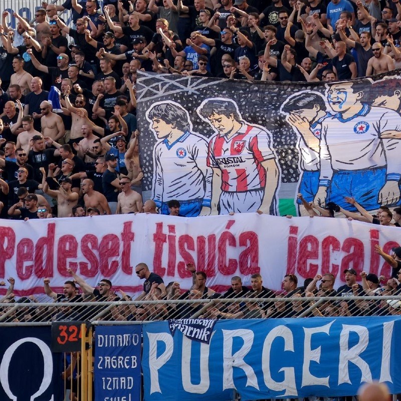 Pogledajte transparent koji su Bad Blue Boysi izvjesili na Poljudu