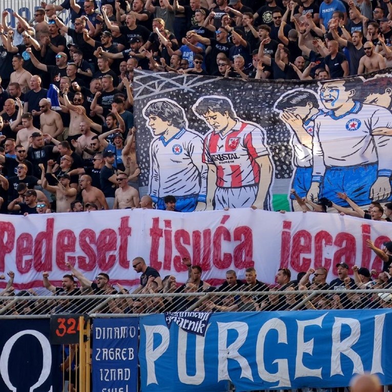 Pogledajte transparent koji su Bad Blue Boysi izvjesili na Poljudu